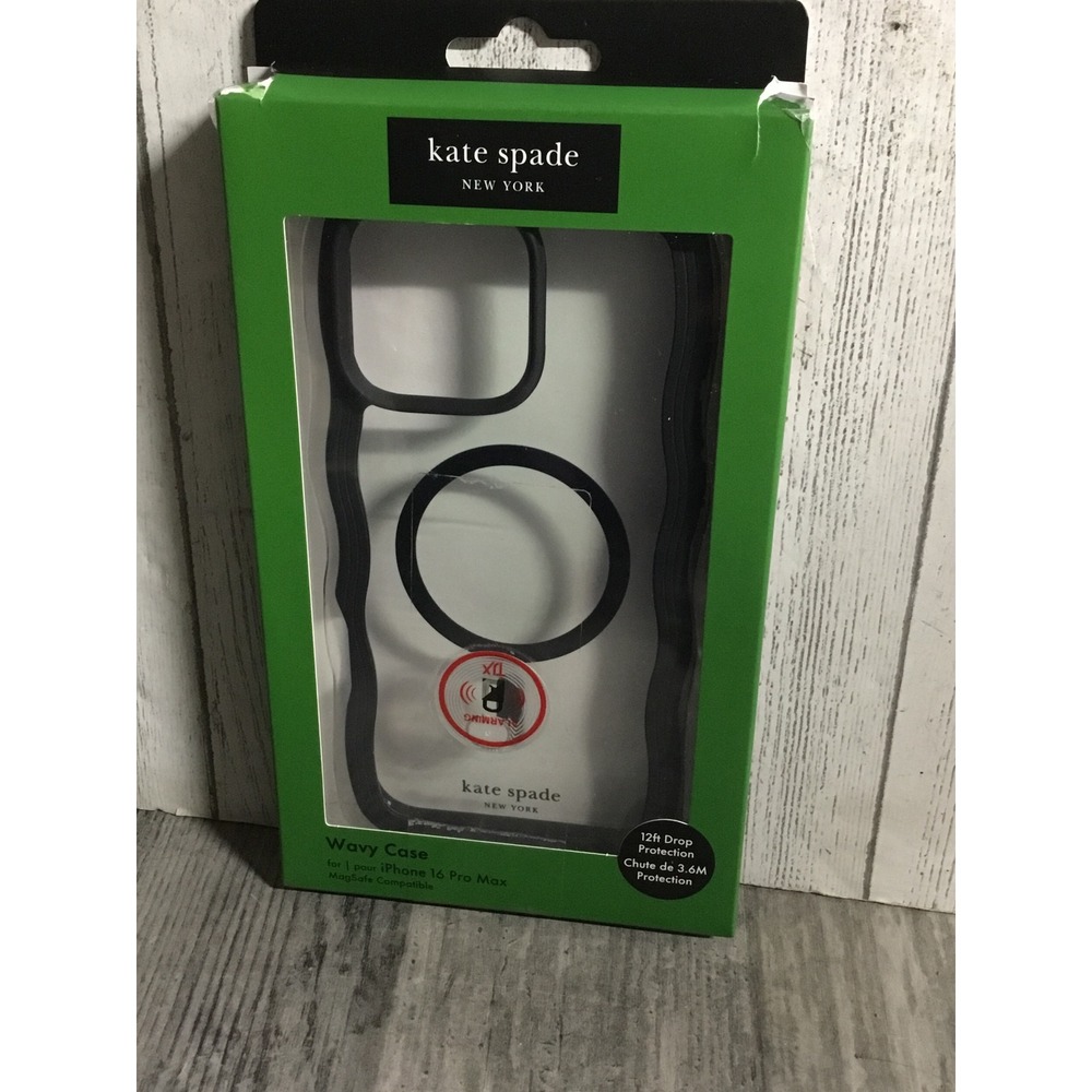 Kate Spade New‎ York Wavy Case iPhone 16 Pro Max MagSafe Compatible 12ft Drop